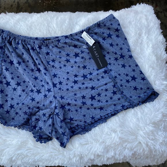 Blue Pajamas Tart Intimates XL Top & L bottoms - Picture 3 of 5